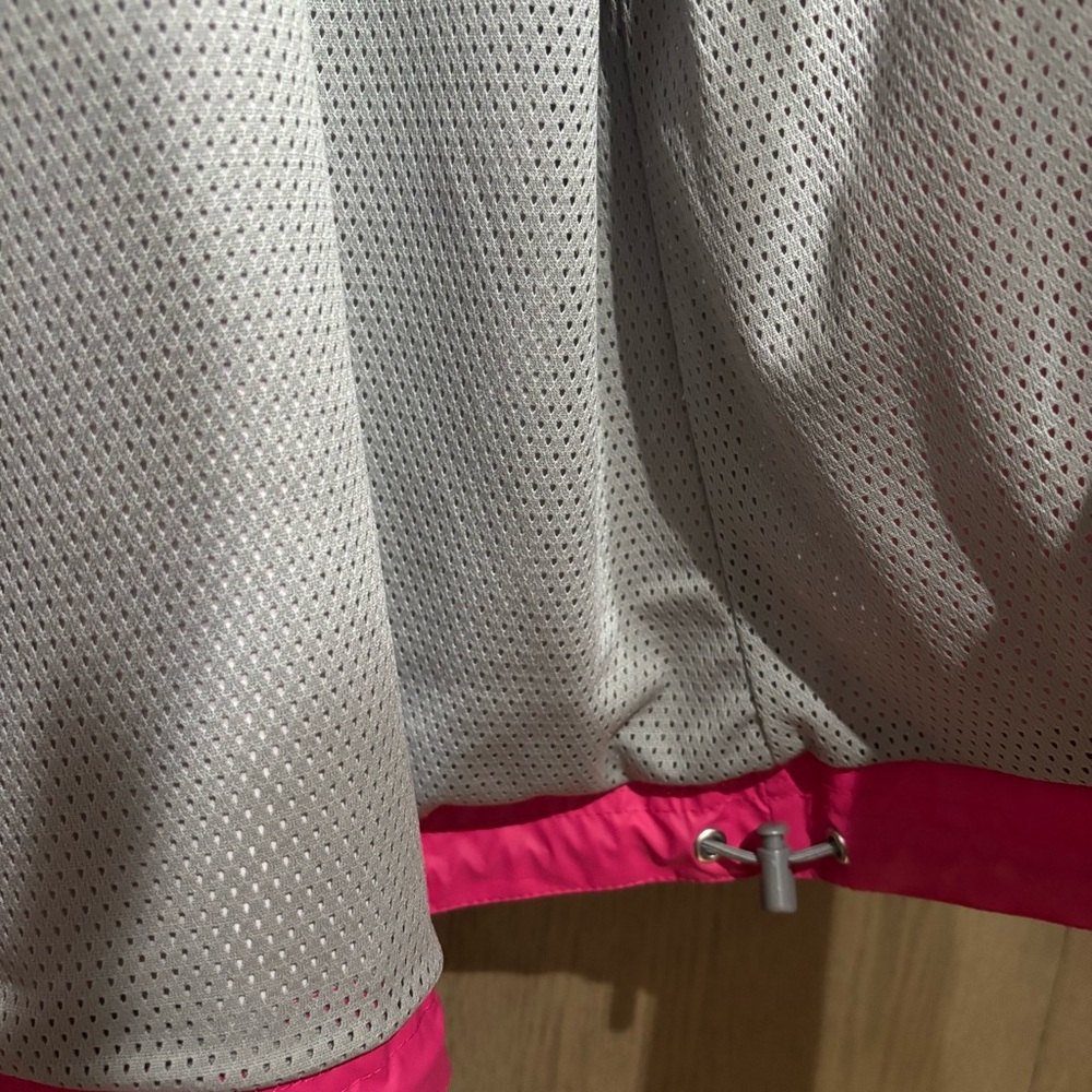 Charles River Pink Rain Jacket 2XL Hooded Windbreaker Plus Size - Picture 6 of 7